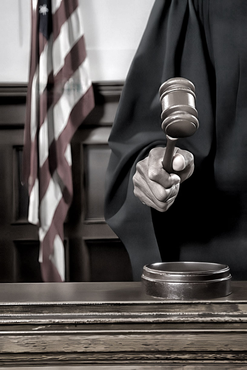 Gavel Flag Gavel Flag